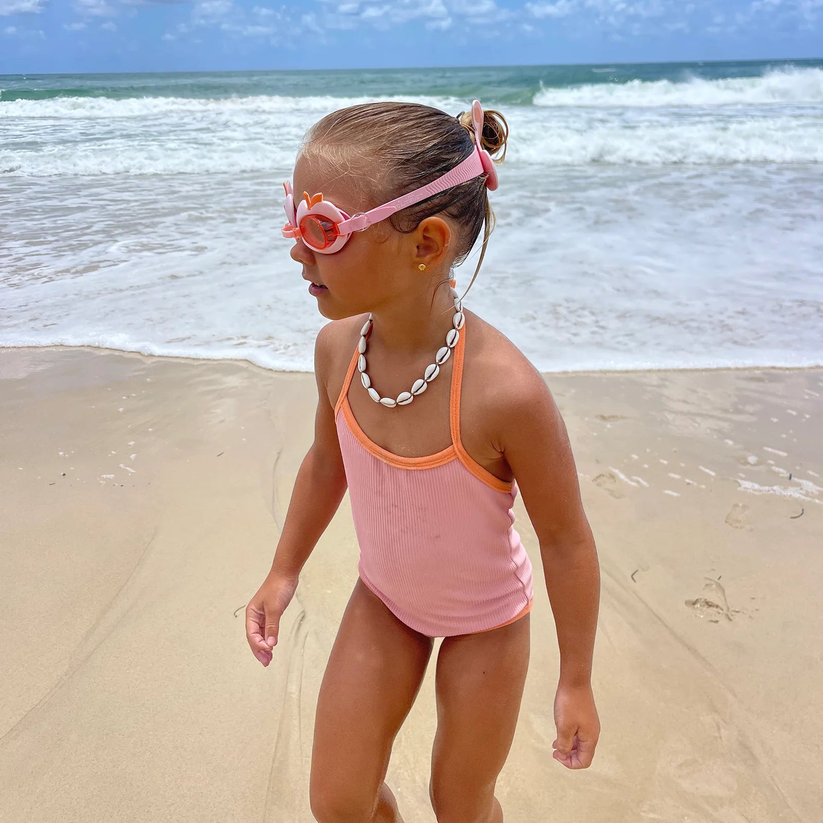 SUNNYLIFE - Kids Swim Goggles Cotton Candy Cherry