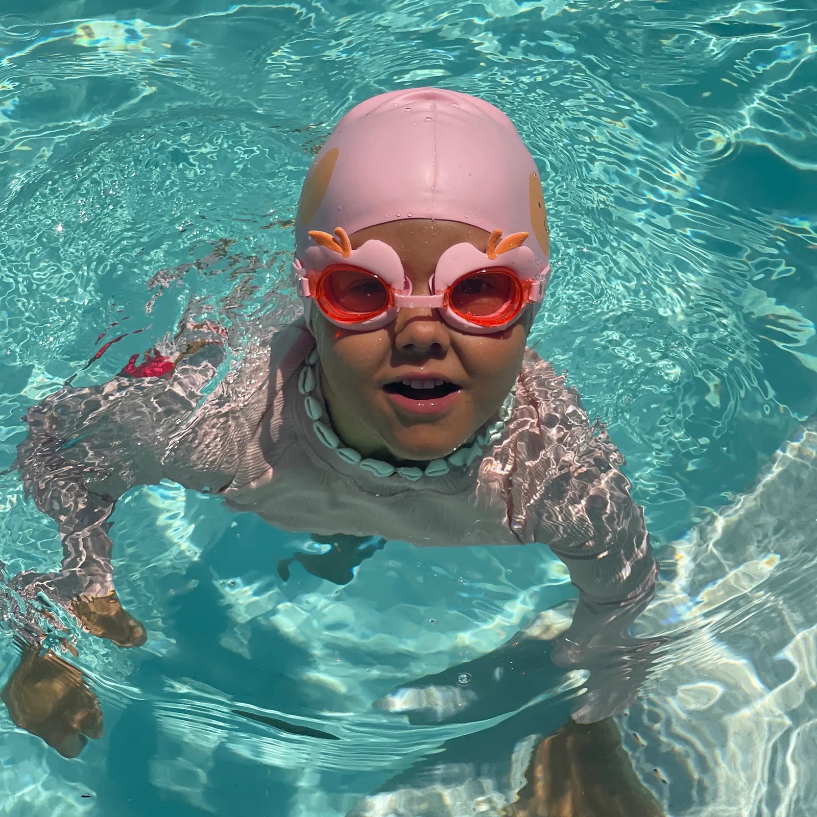 SUNNYLIFE - Kids Swim Goggles Cotton Candy Cherry