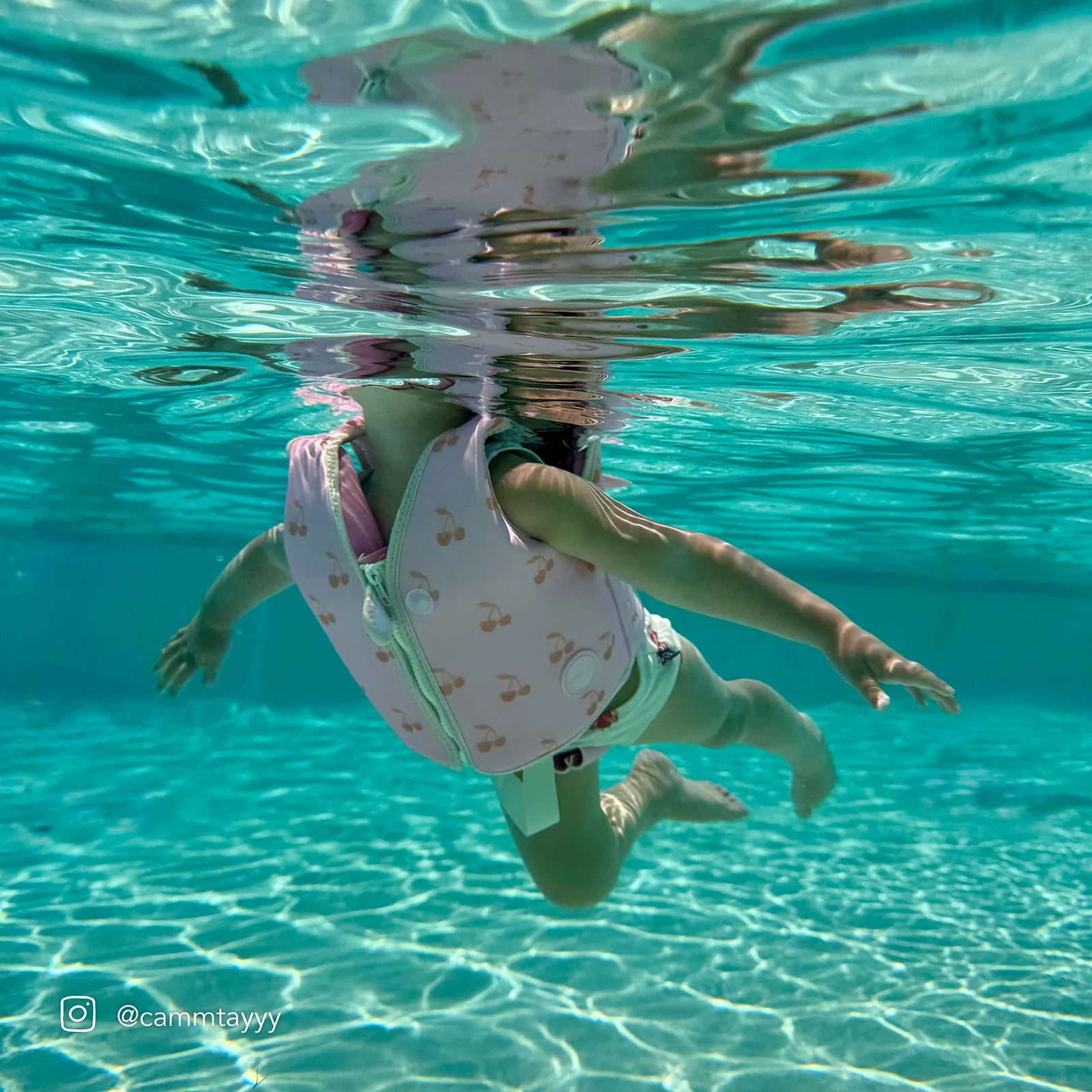 SUNNYLIFE - Kids Swim Vest Cotton Candy Cherry