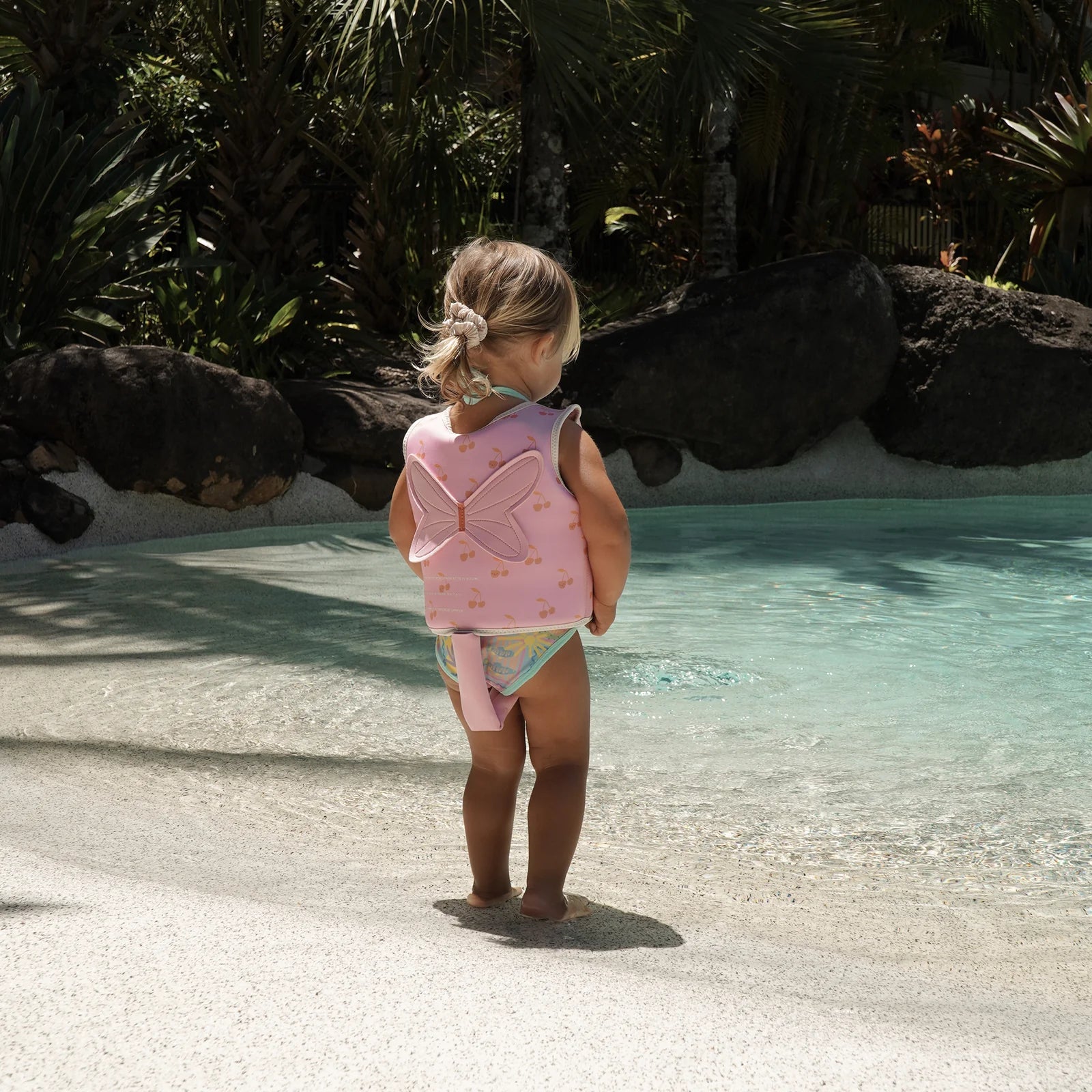 SUNNYLIFE - Kids Swim Vest Cotton Candy Cherry