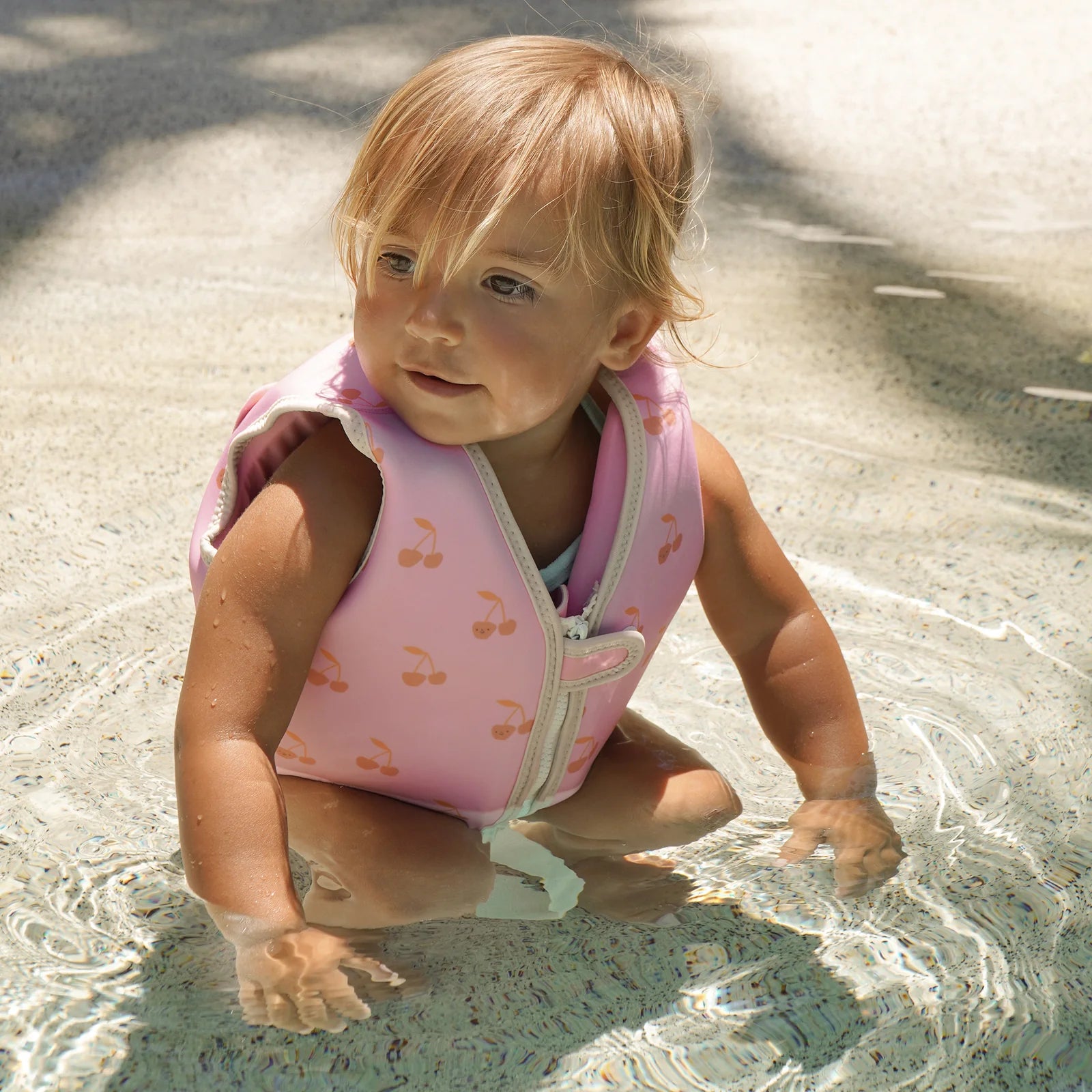 SUNNYLIFE - Kids Swim Vest Cotton Candy Cherry