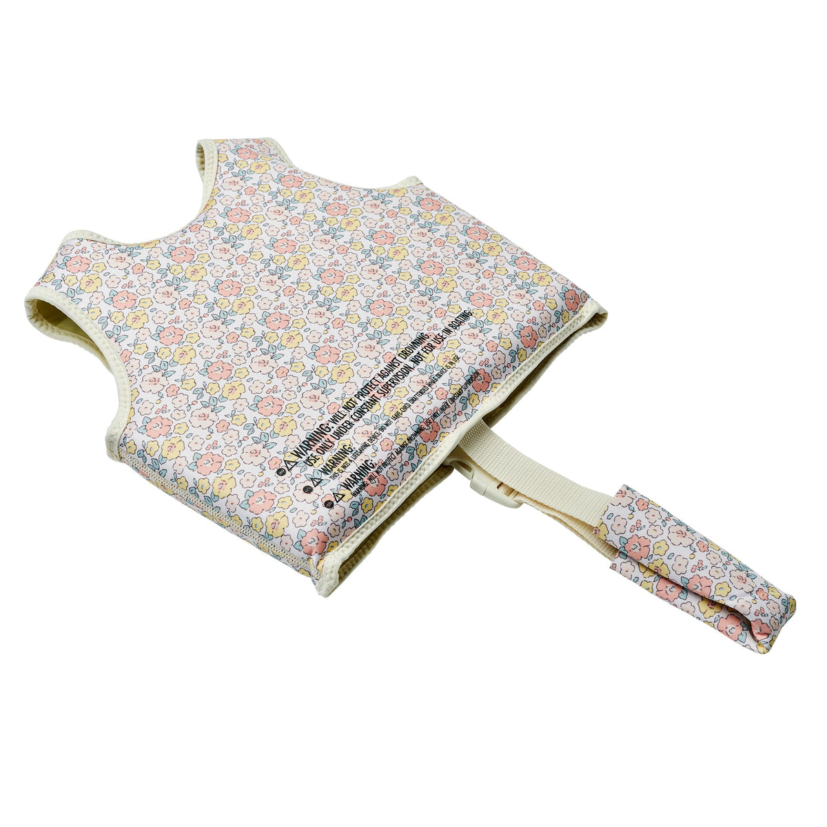 SUNNYLIFE Kids Swim Vest Into the Garden Ditsy Floral detail shot