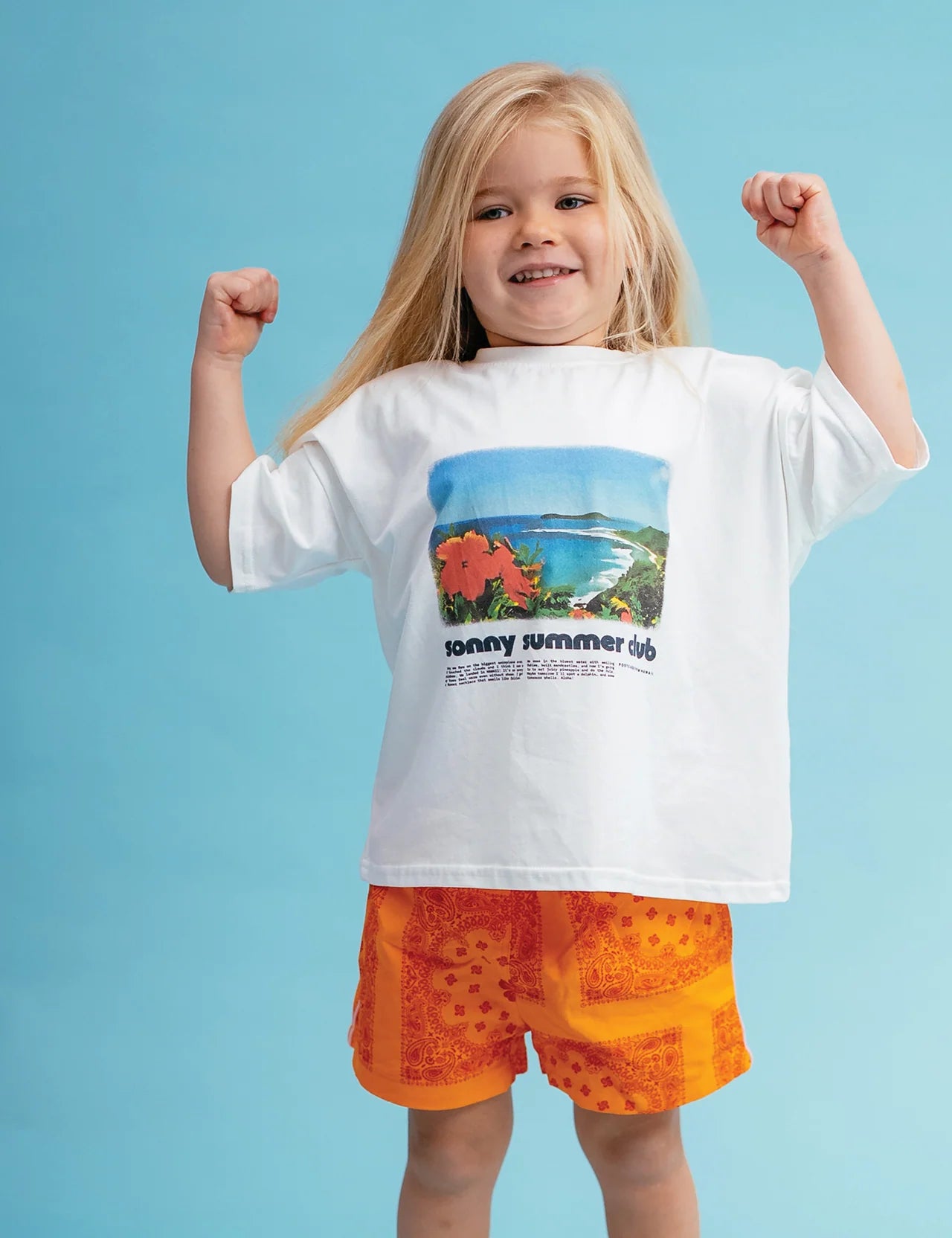 Sonny Label - Paisley Shorties Tangerine