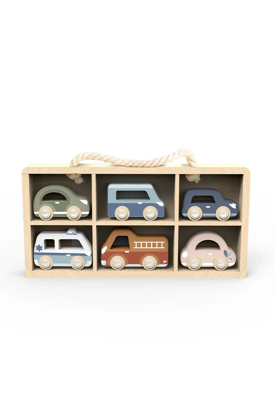 Speedy Monkey - Car Display Case with 6 Vehicles