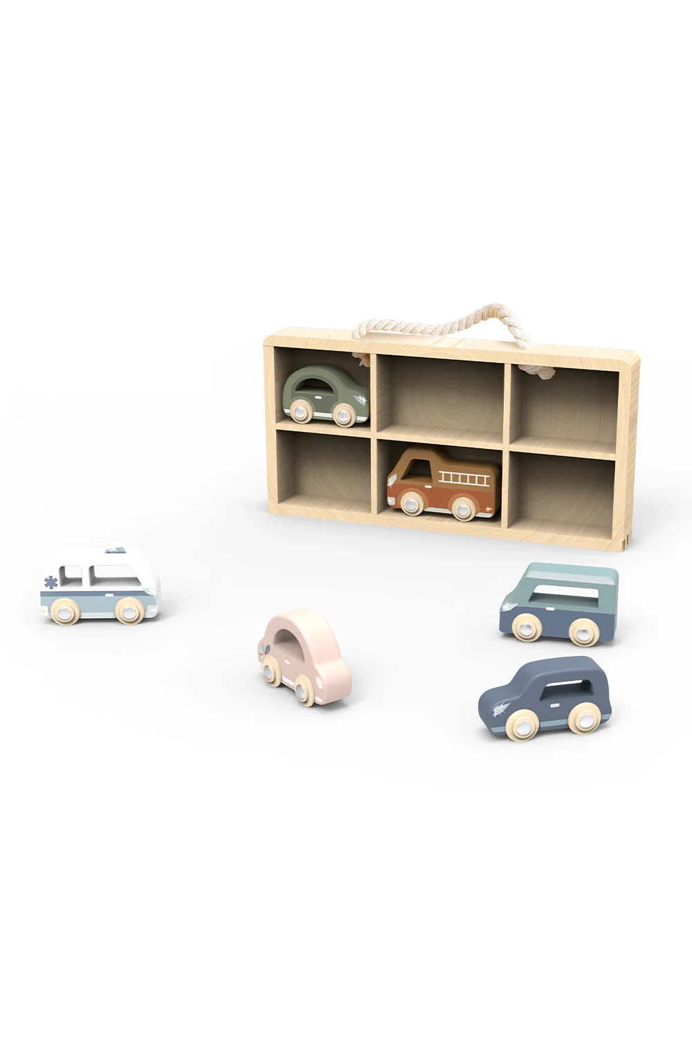 Speedy Monkey - Car Display Case with 6 Vehicles