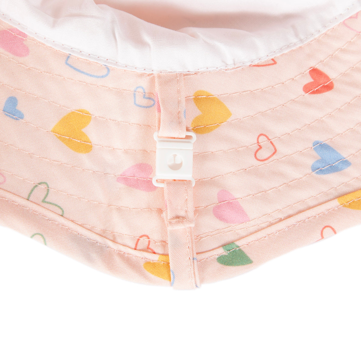 Acorn Kids - Floating Hearts Wide Brim Infant Hat