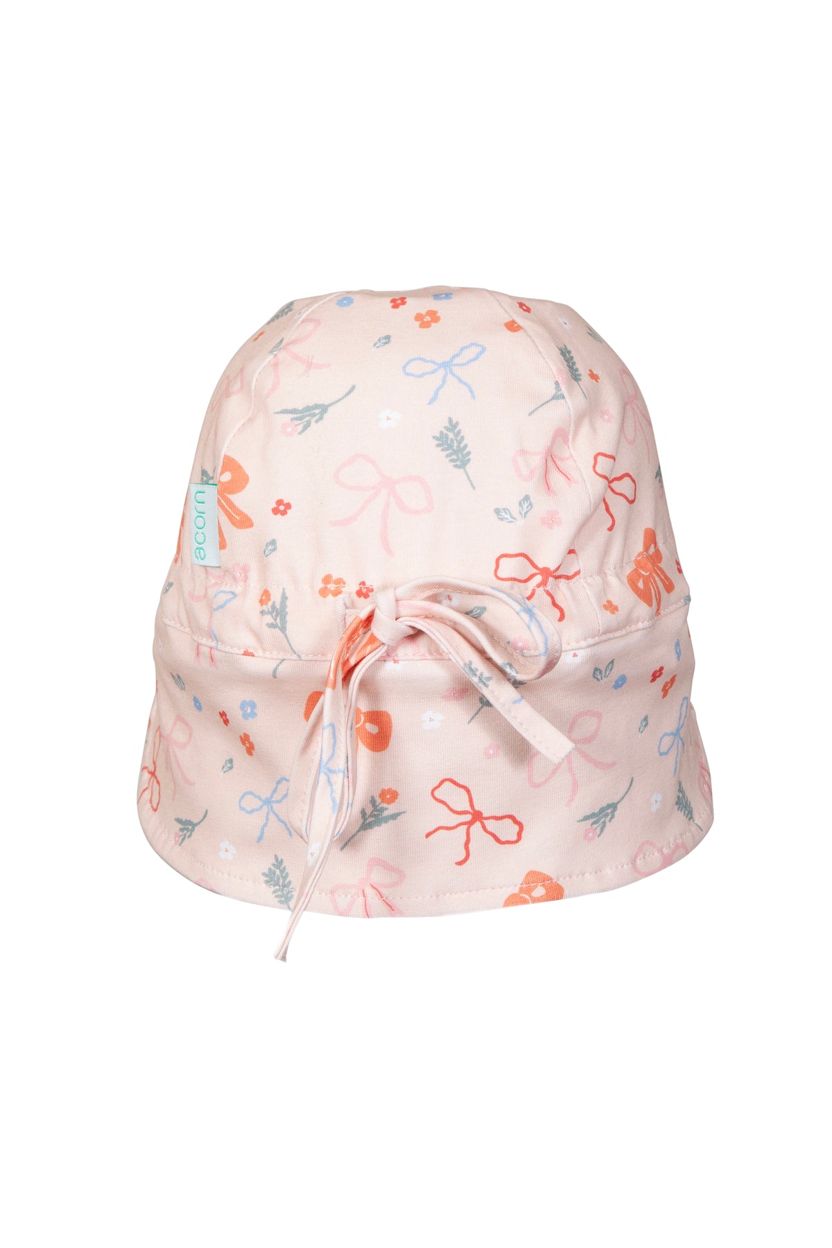 Acorn Kids - Little Bows Soft Jersey Flap Cap
