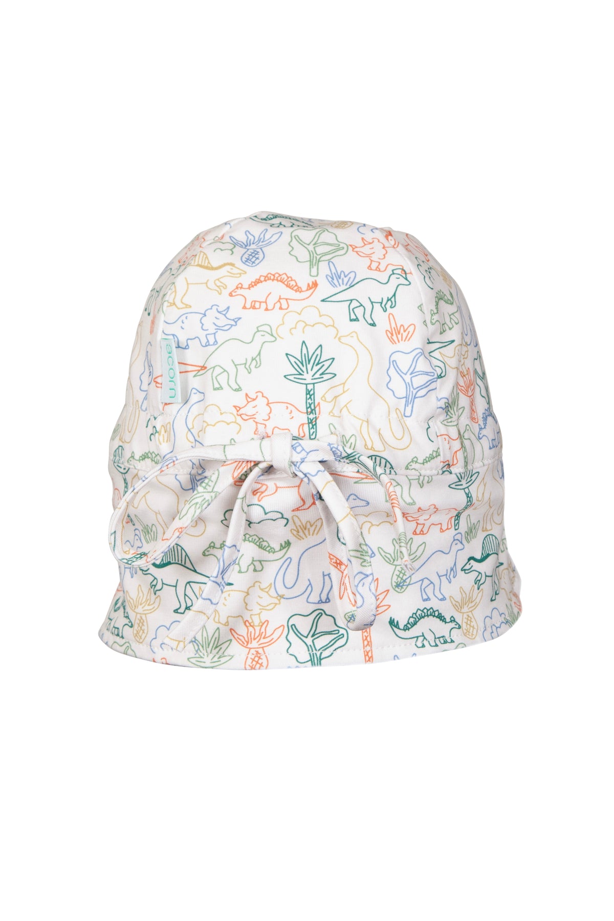 Acorn Kids - Dino Soft Jersey Flap Cap