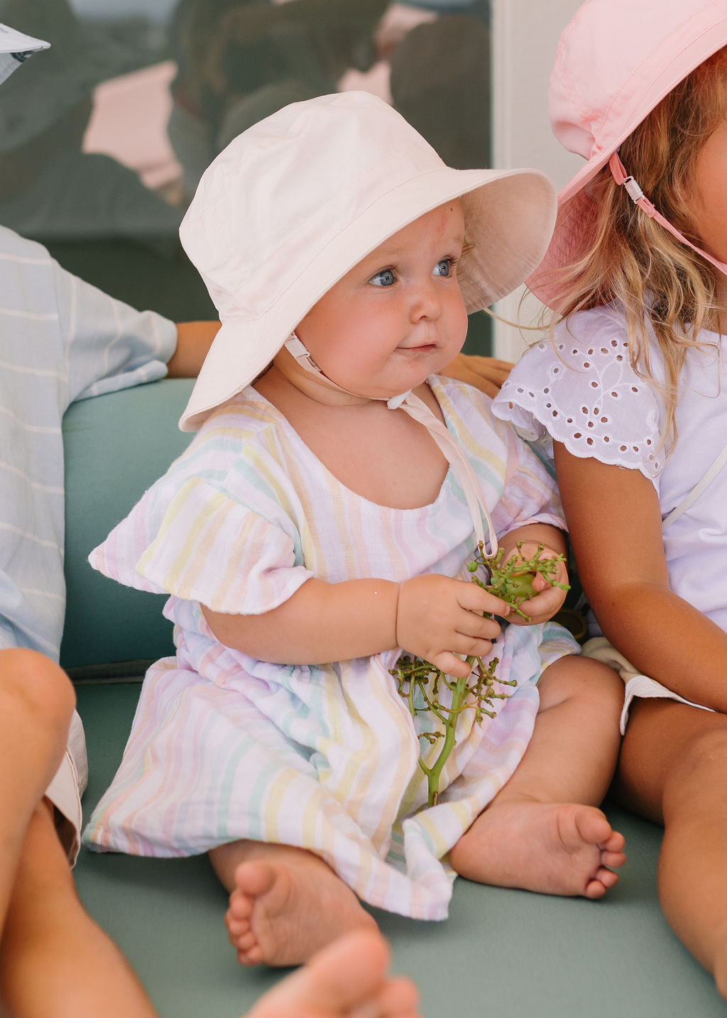 Acorn Kids - Oatmeal Wide Brim Bucket Hat