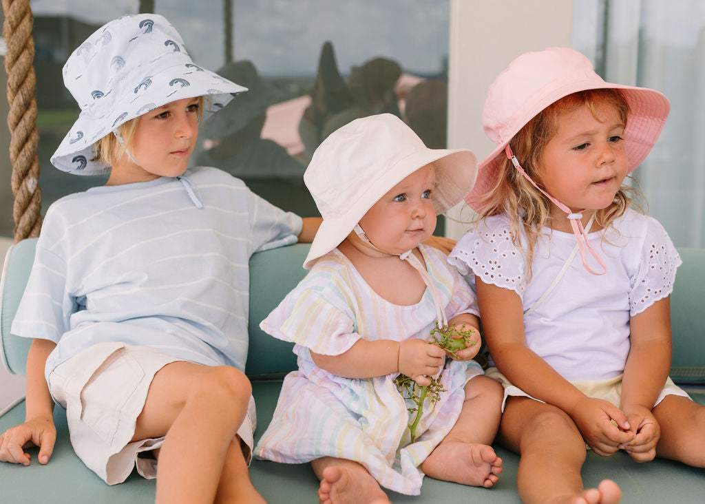 Acorn Kids - Oatmeal Wide Brim Bucket Hat