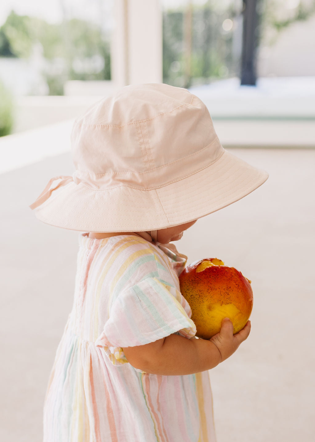 Acorn Kids - Oatmeal Wide Brim Bucket Hat