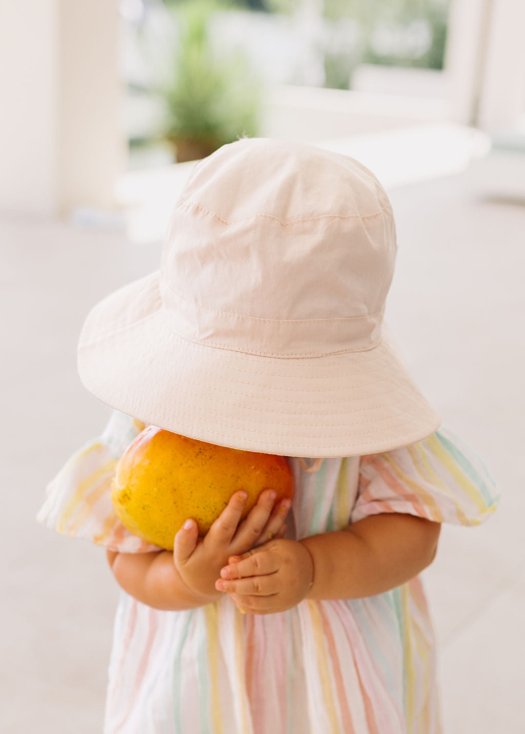 Acorn Kids - Oatmeal Wide Brim Bucket Hat