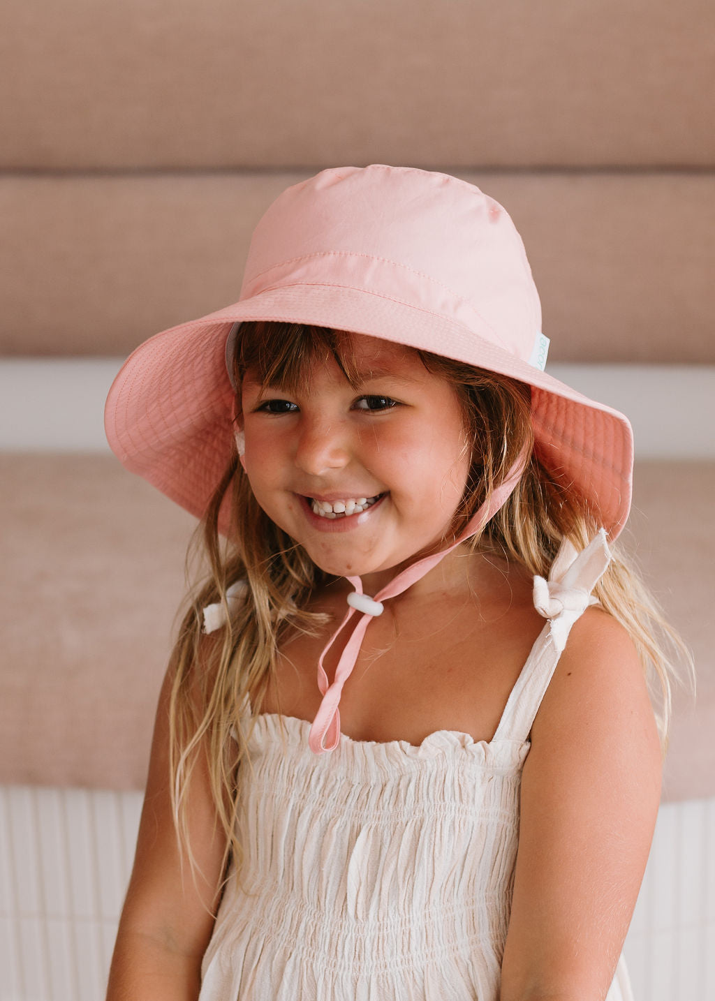 Acorn Kids - Blush Wide Brim Bucket Hat
