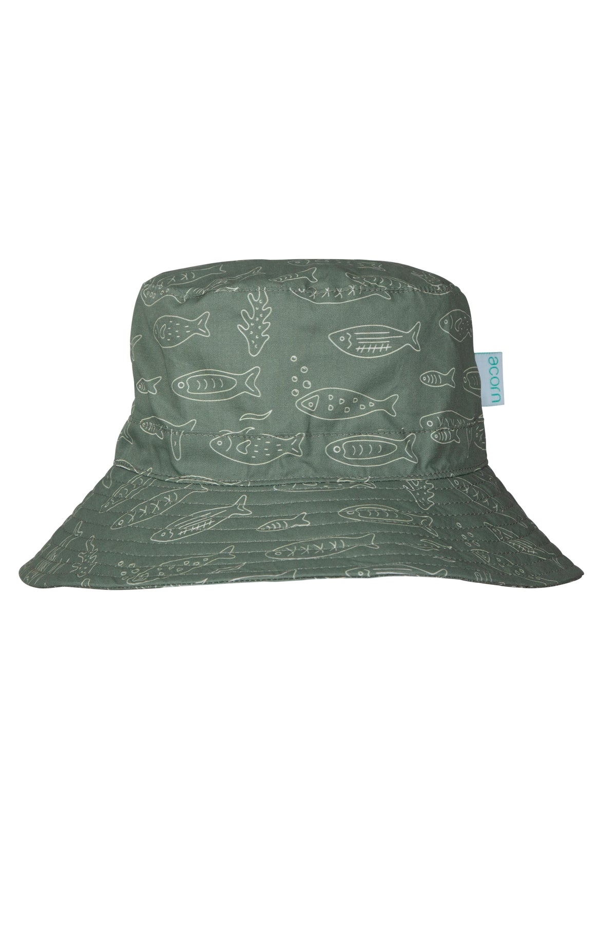 Acorn Kids - School Of Fish Wide Brim Bucket Hat