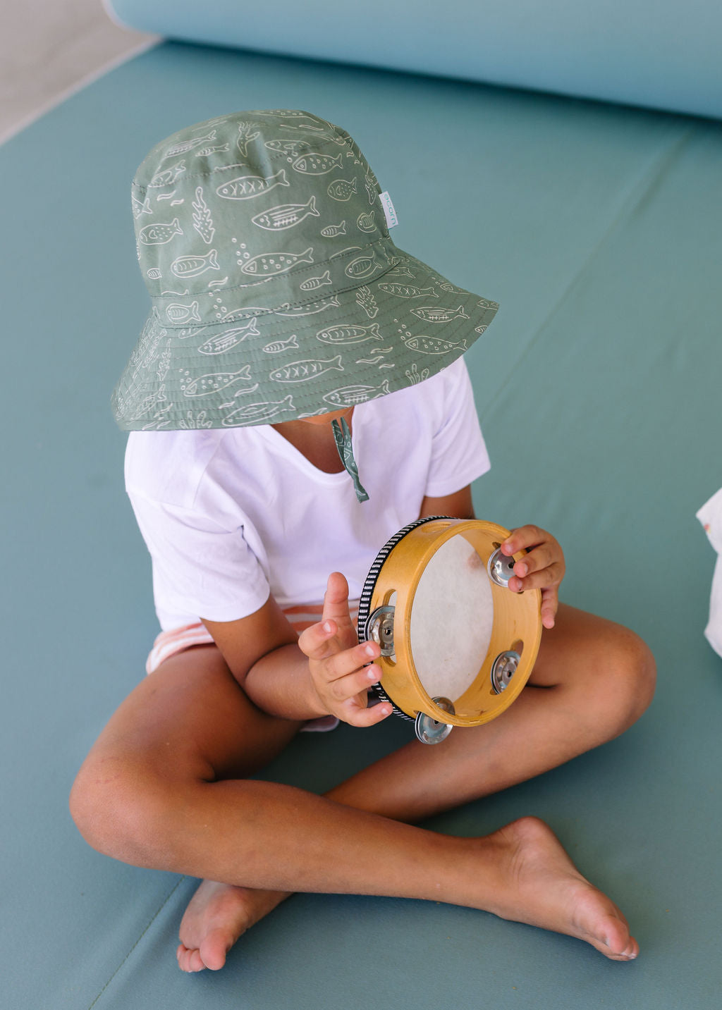 Acorn Kids - School Of Fish Wide Brim Bucket Hat