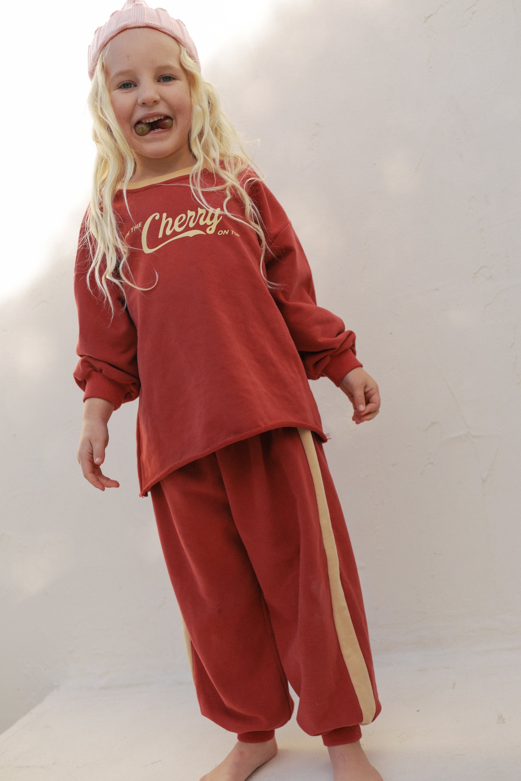 PRE-ORDER Small Swim Club - Spice Stripe Tracky Dacks