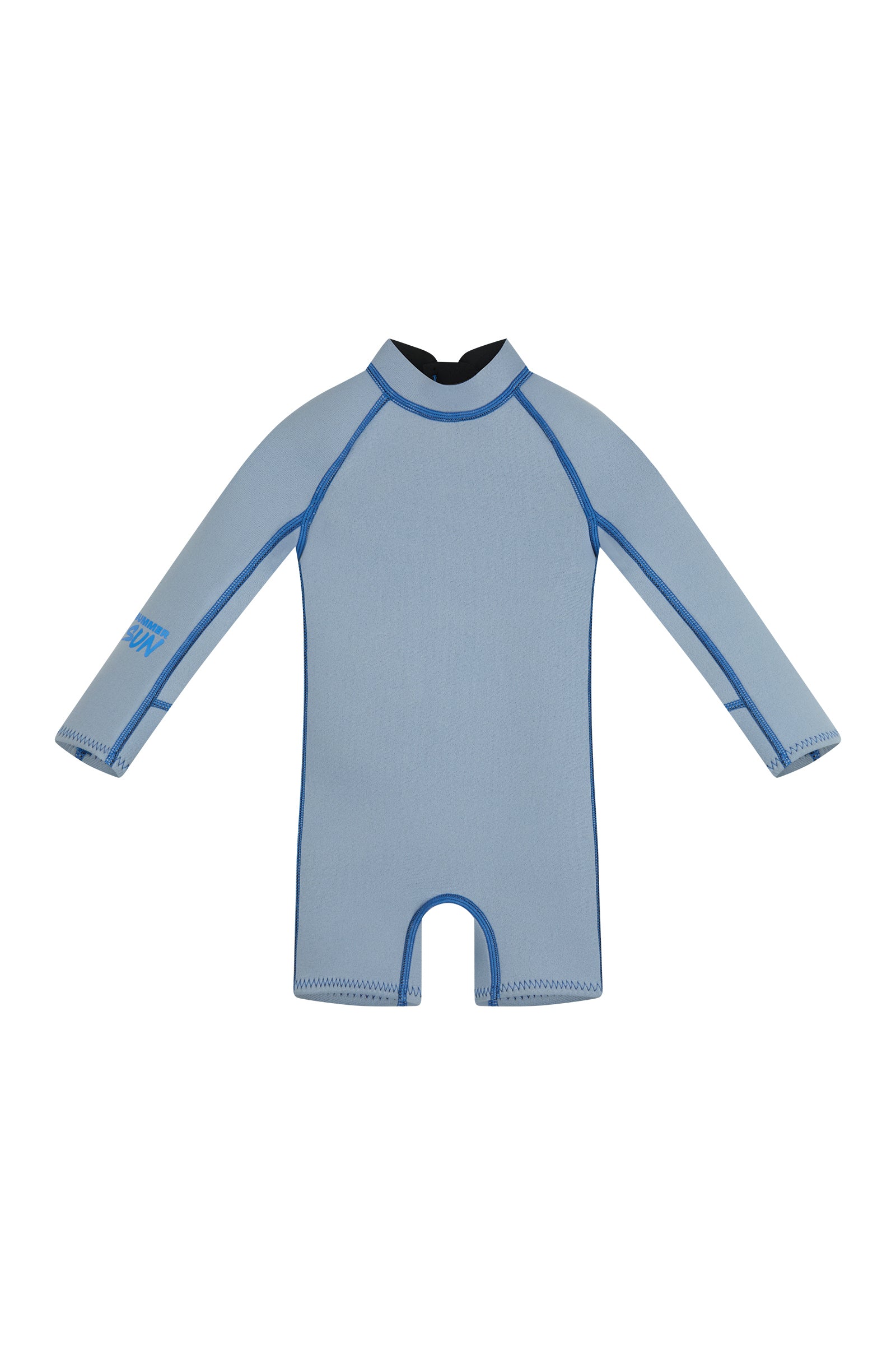 Summer Sun Label - Long Sleeve Springsuit Wetsuit Dusty Blue/Marine