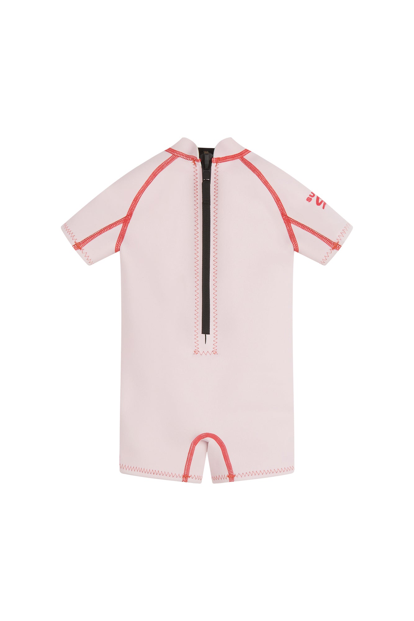 Summer Sun Label - Short Sleeve Springsuit Powder Pink/Tomato