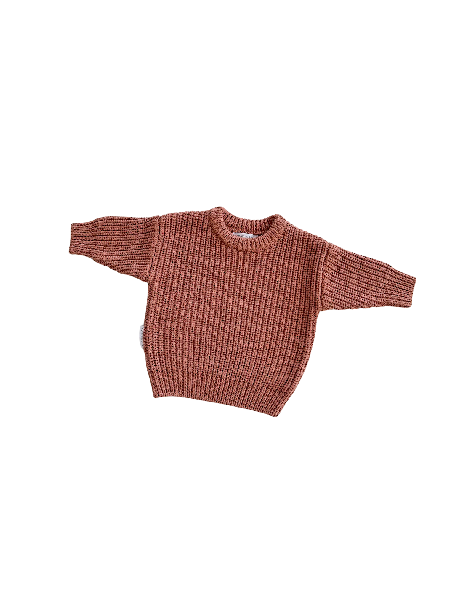 Ziggy Lou - Super Chunky Jumper Terracotta
