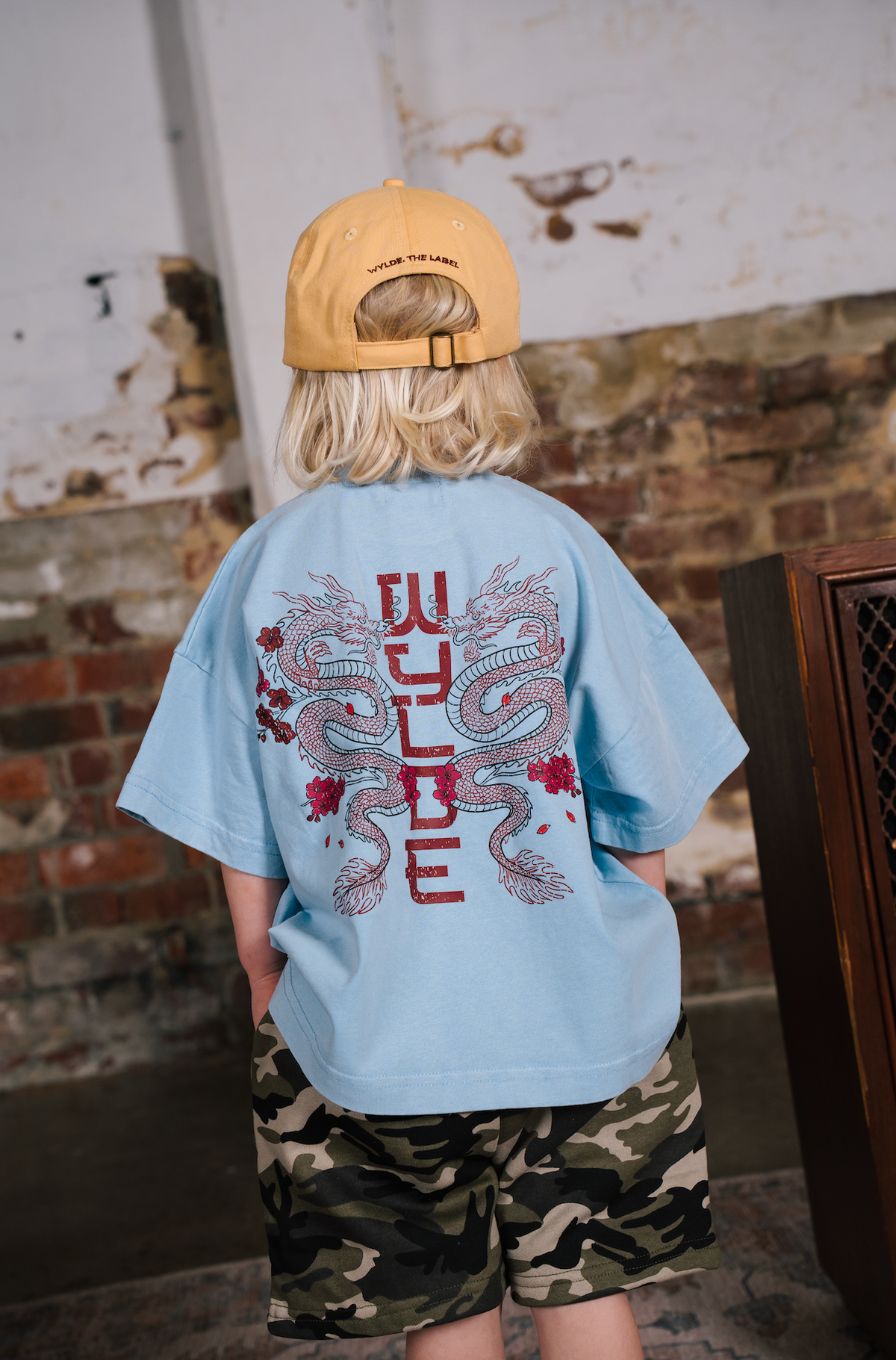 Wylde the Label Fortune Tee Blue Haze