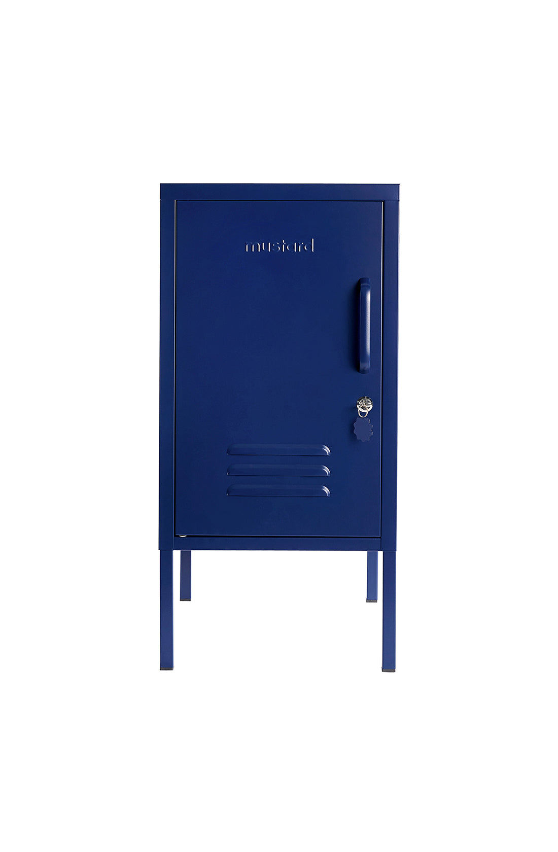 The shorty (to the left) locker in navy.