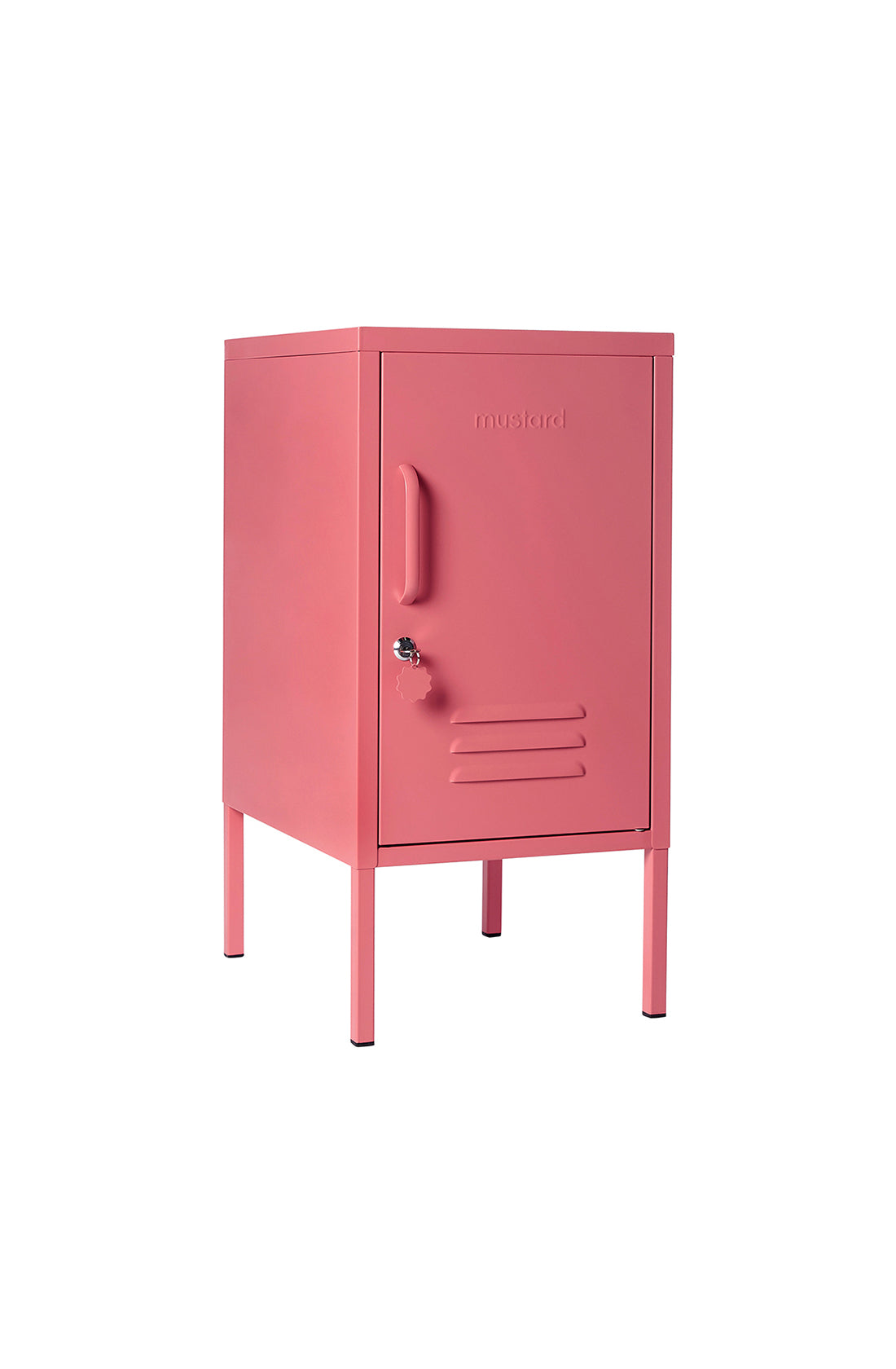 The shorty (to the right) locker in berry.
