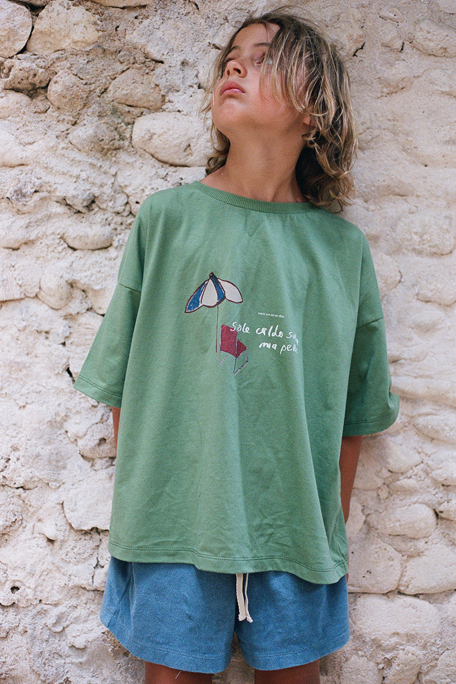 Illoura the Label - Thea Shorts Ocean Terry