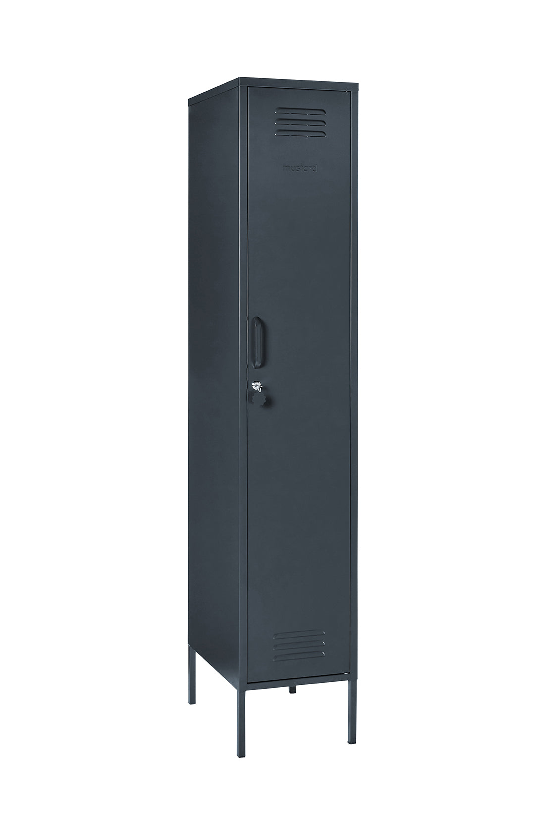 The skinny locker in slate.