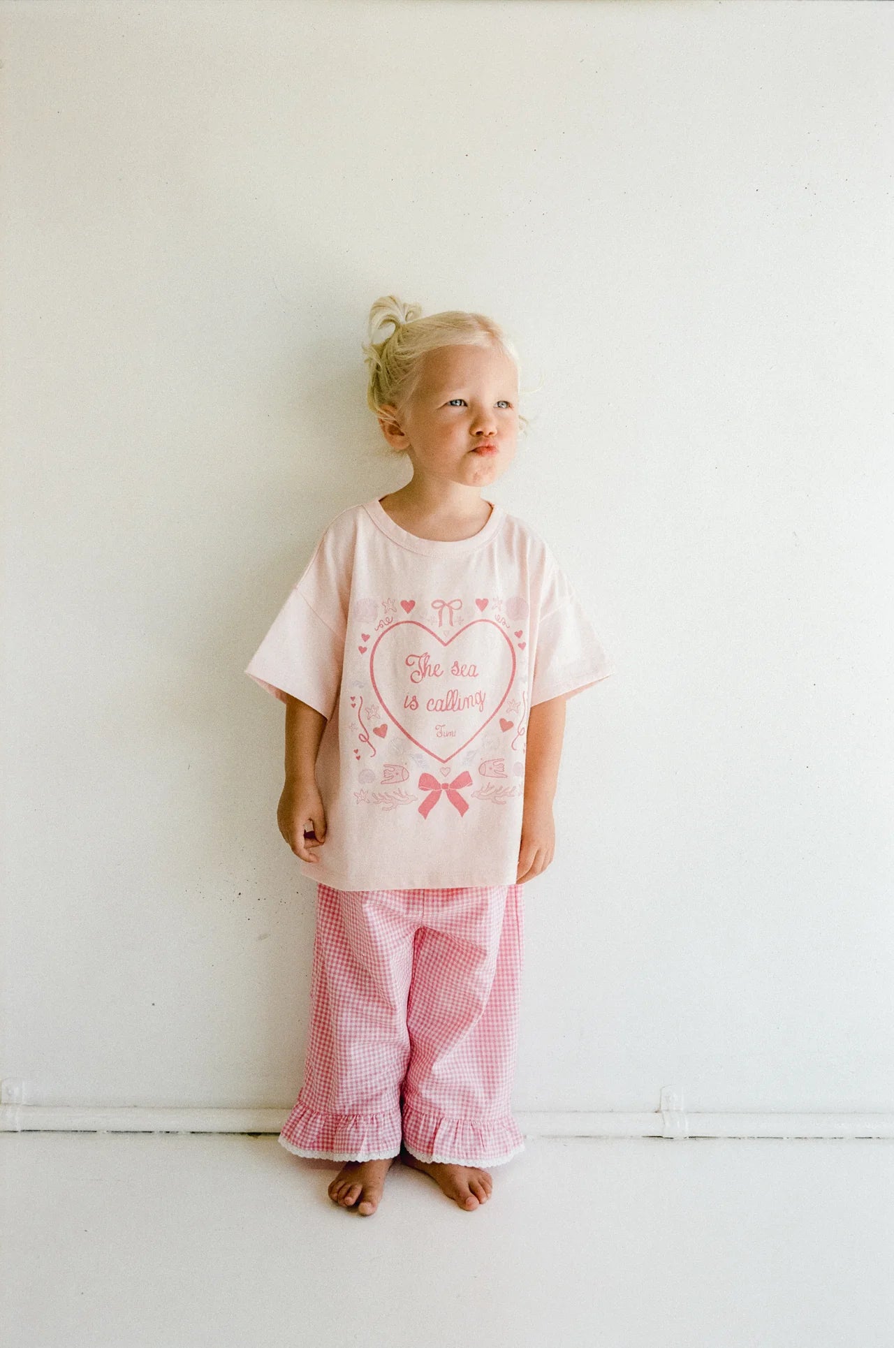 JUNI JNR - Dora Pant Strawberry Gingham