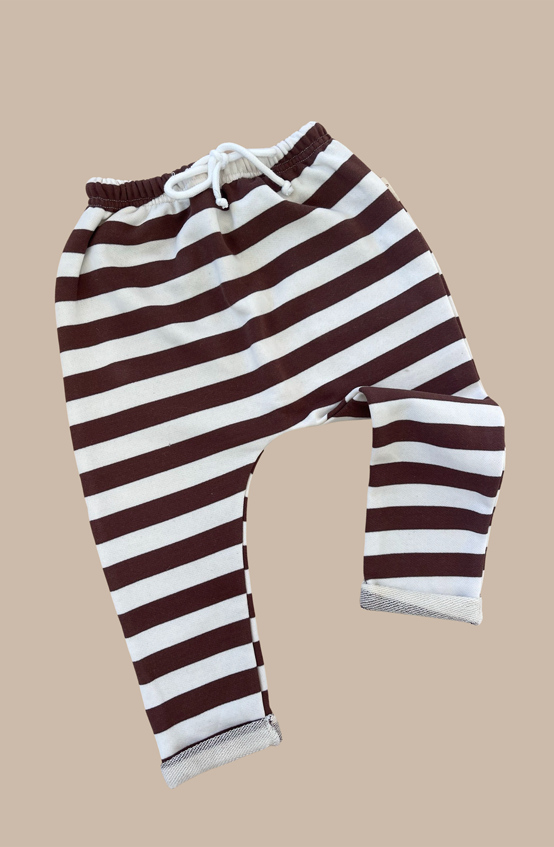 The sunny pant chocolate brown striped pants