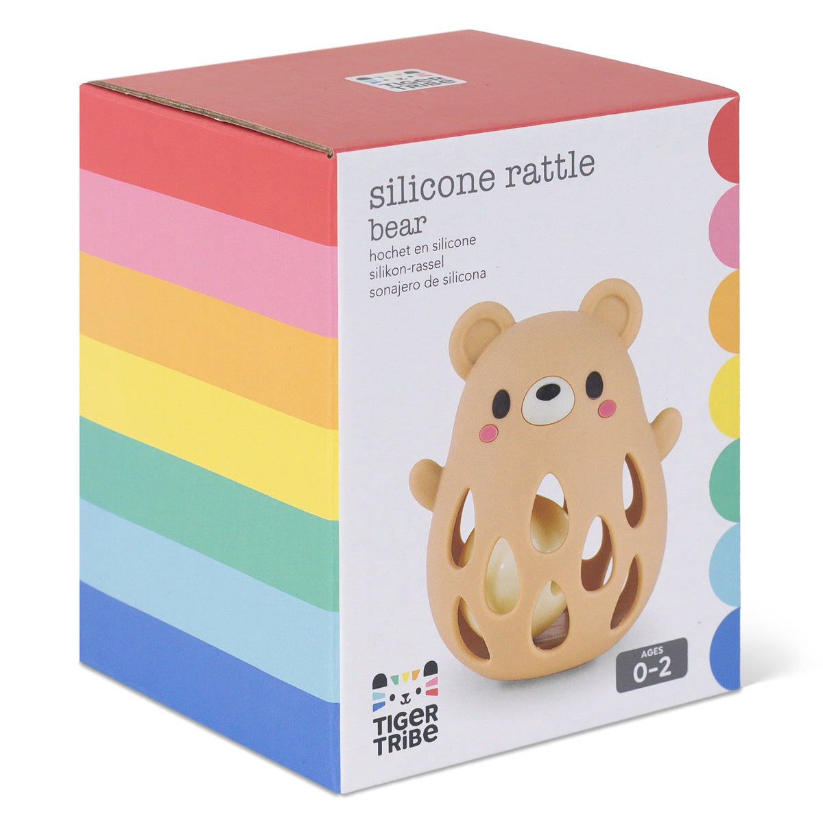 Tiger Tribe - Silicone Rattle Bear