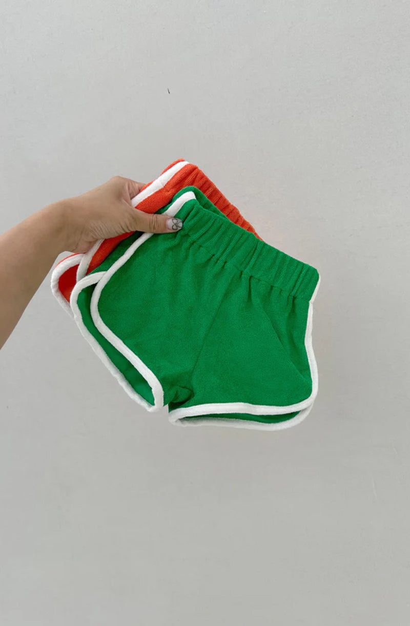 Carter Terry Towelling Shorts Green