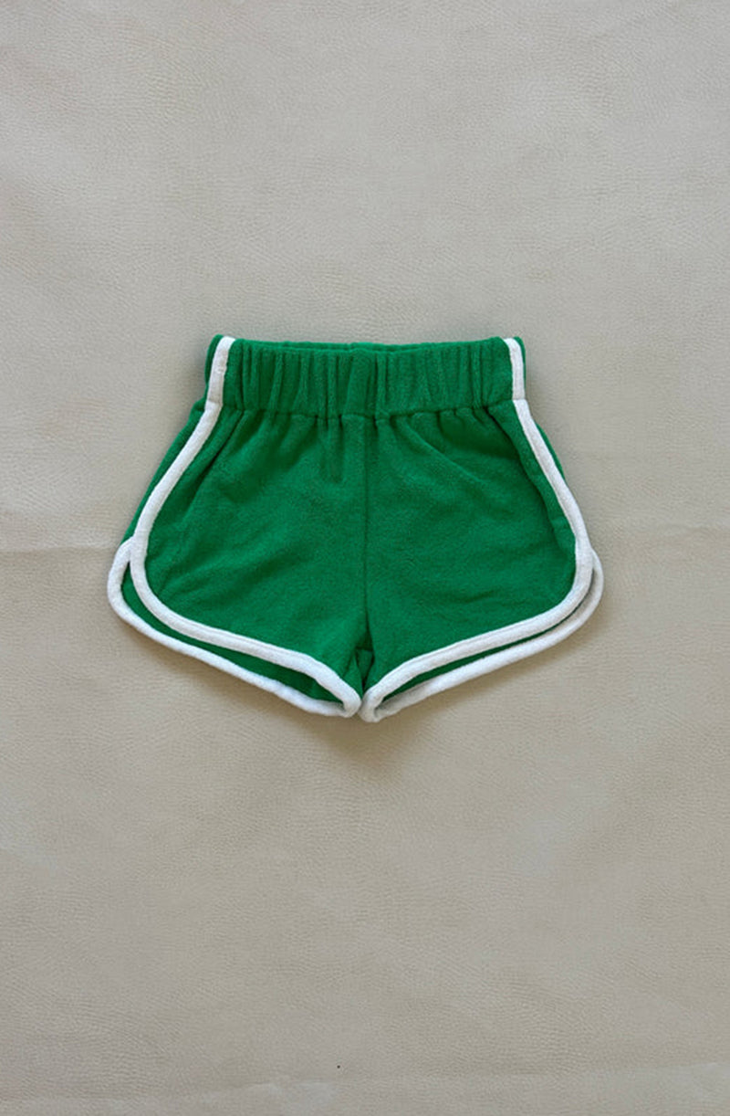 Carter Terry Towelling Shorts Green
