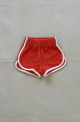 Carter Terry Towelling Shorts Tangerine