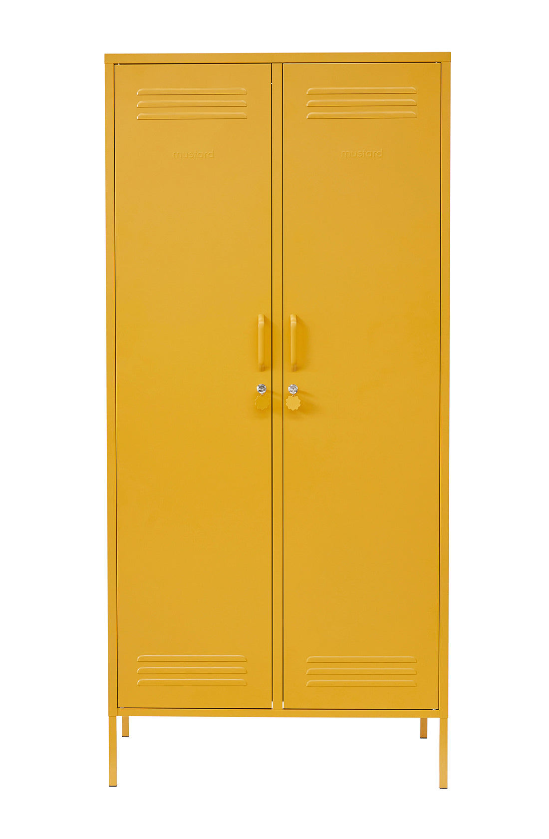 The twinny locker in mustard.