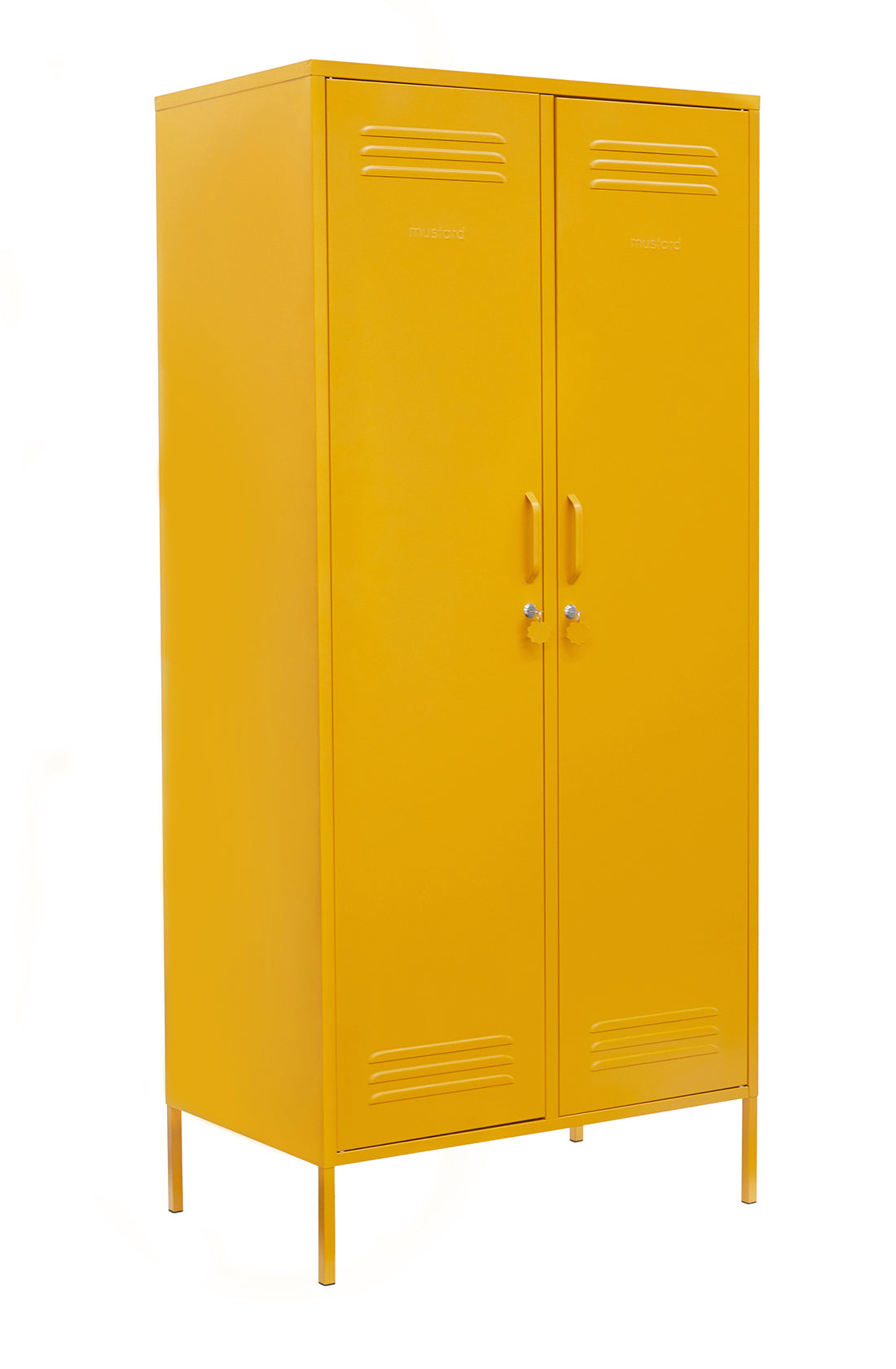 The twinny locker in mustard.