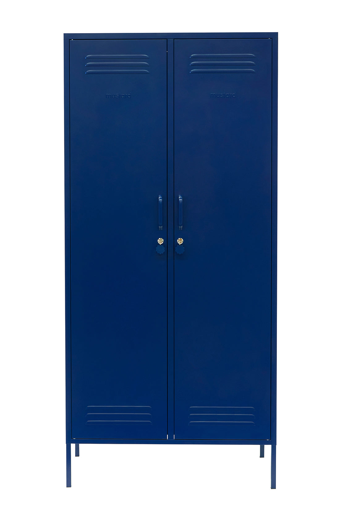 The twinny locker in navy.