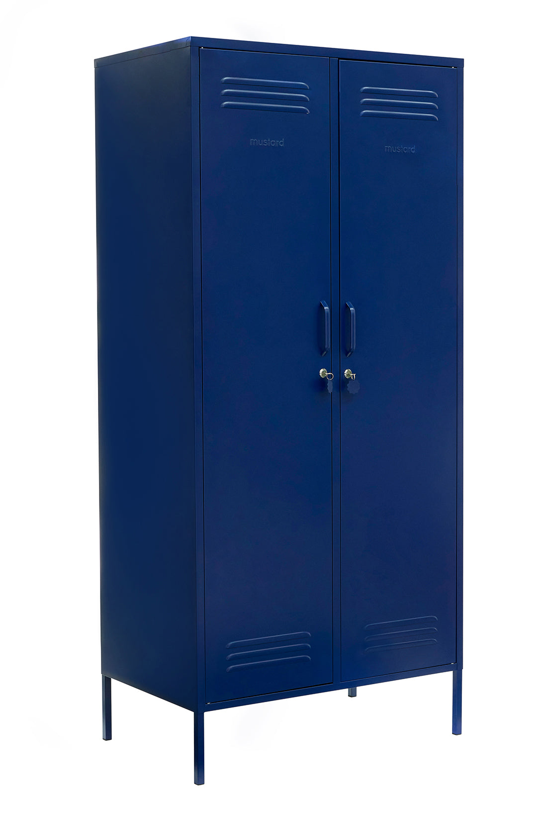 The twinny locker in navy.