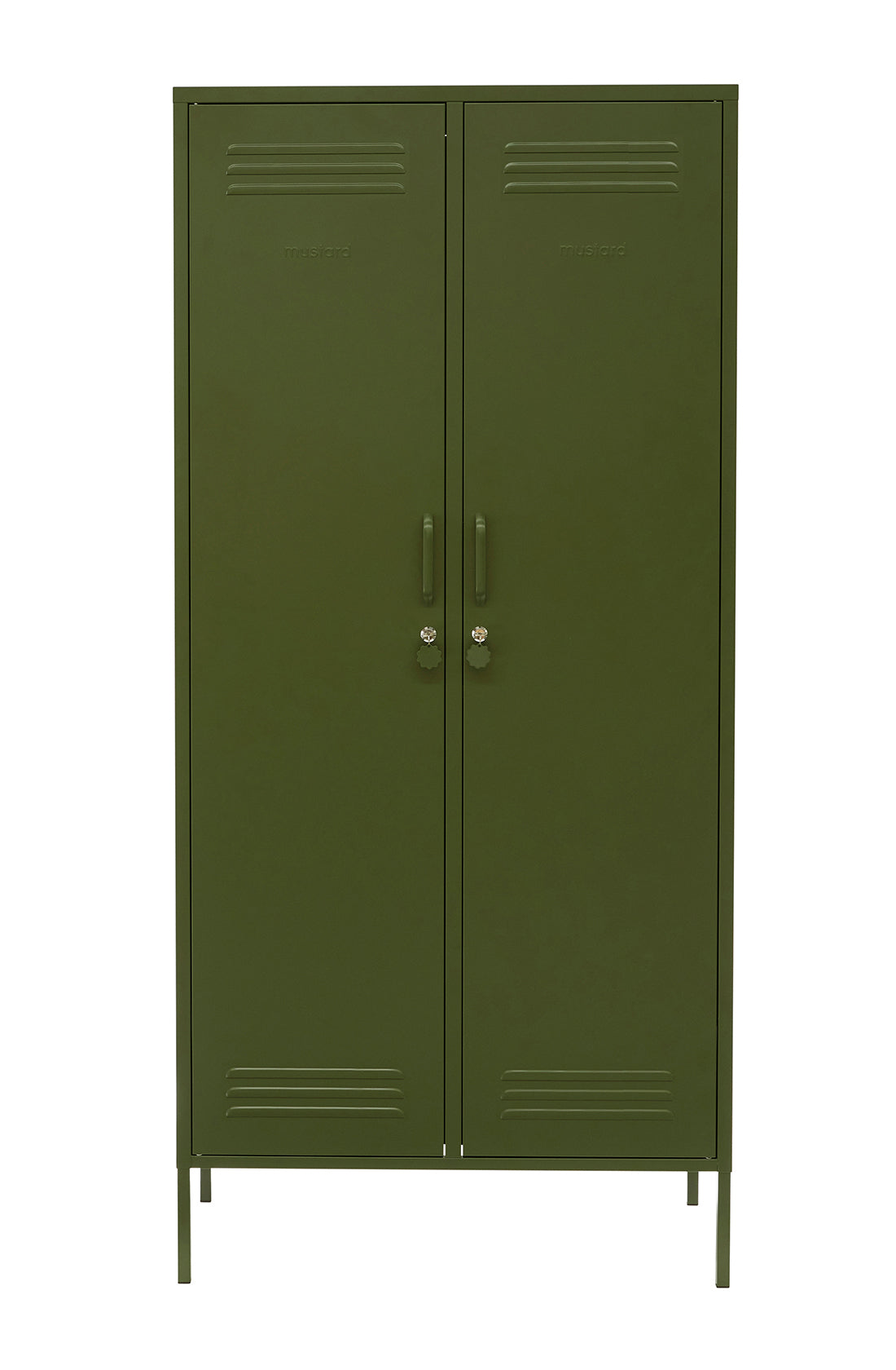 The twinny locker in olive.