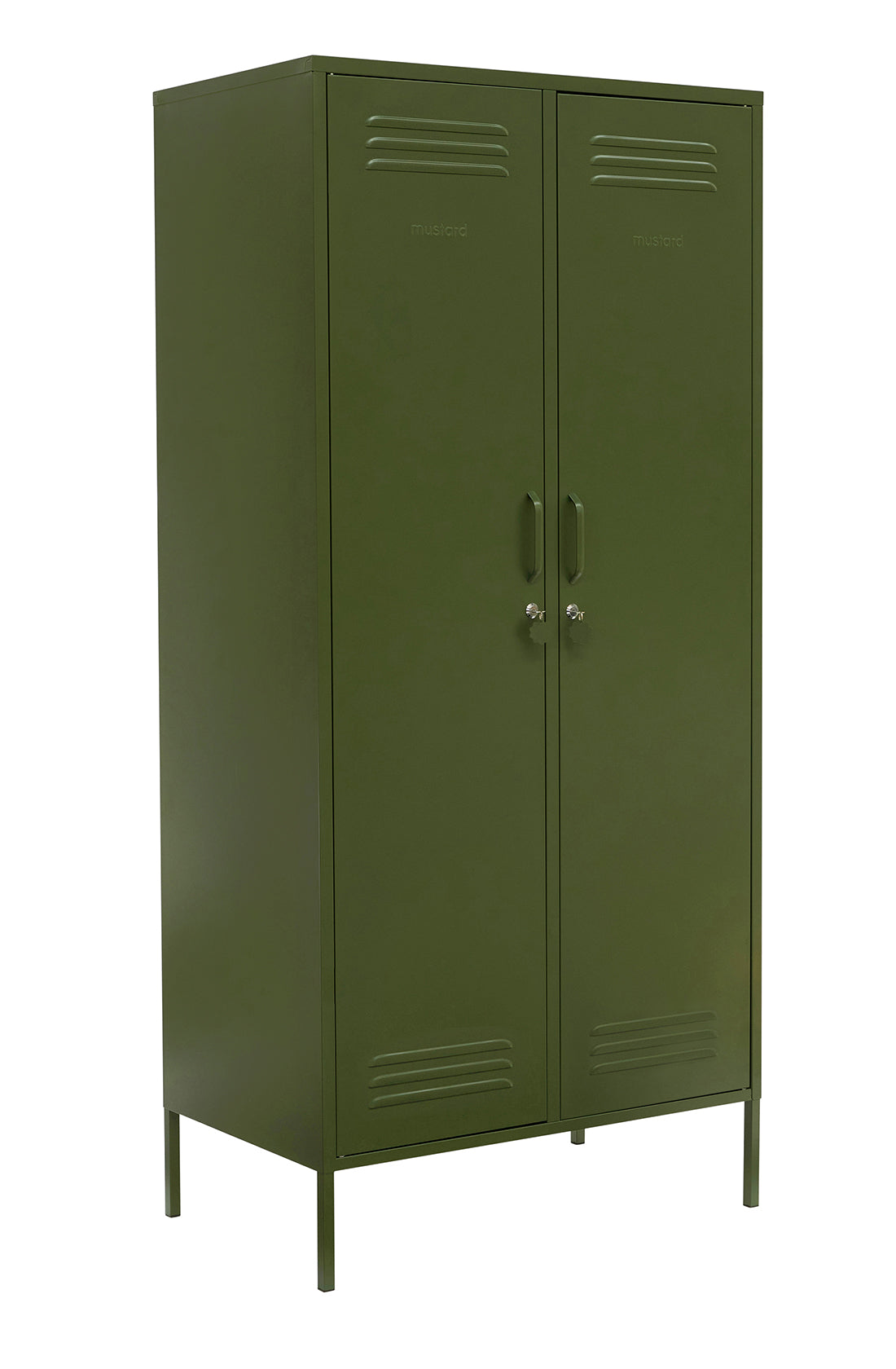 The twinny locker in olive.