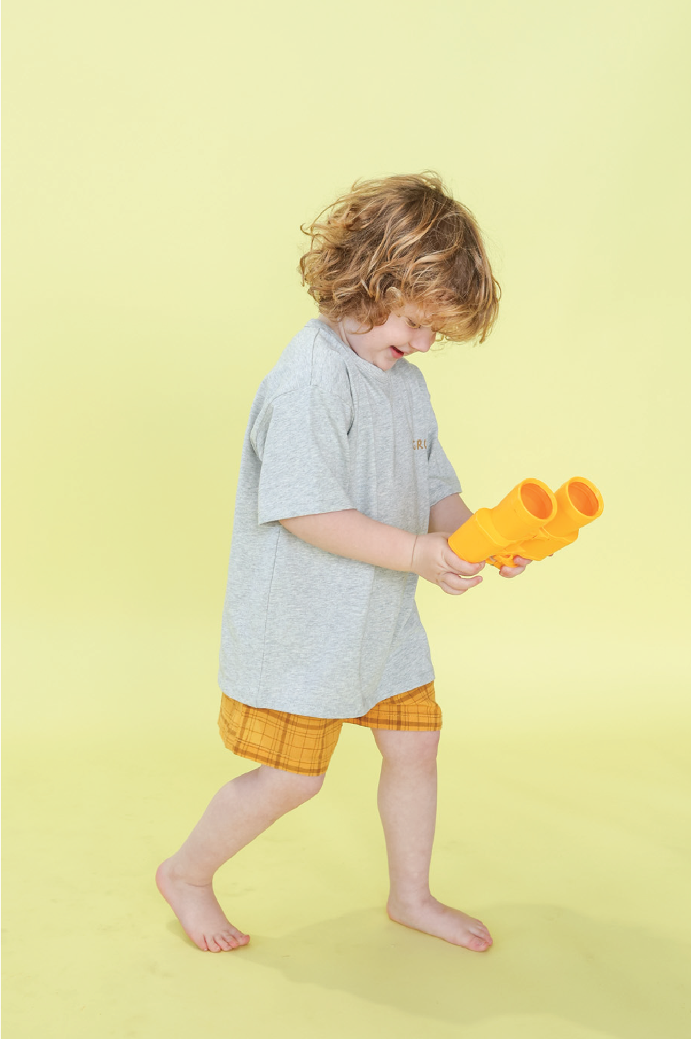 Grown - Organic Sunshine Tee Grey Marle