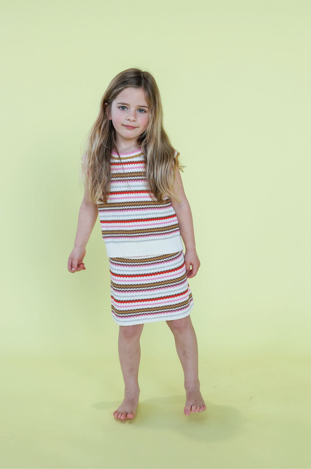 Grown - Organic Sunshine Stripe Knit Top