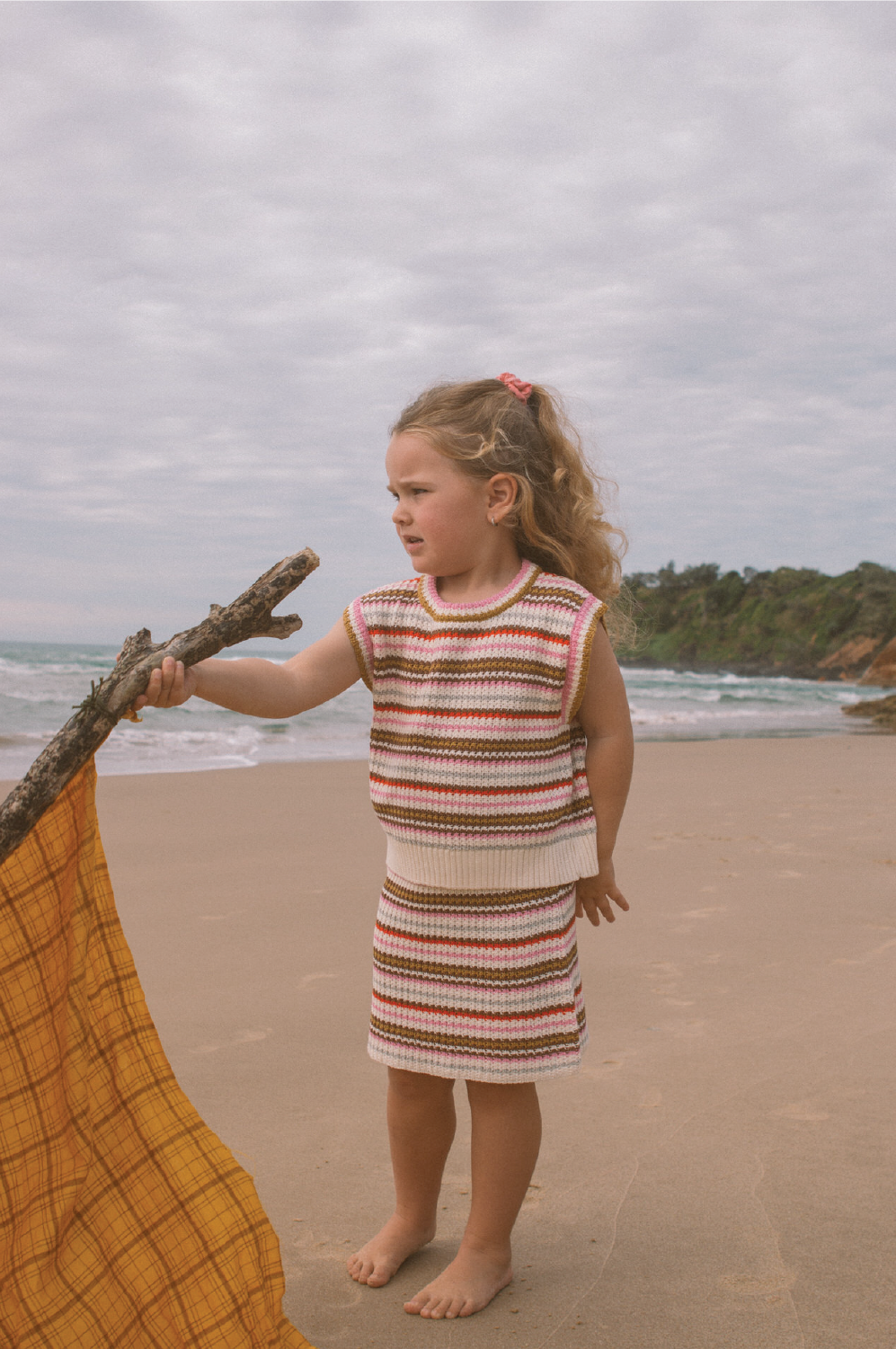 Grown - Organic Sunshine Stripe Knit Top