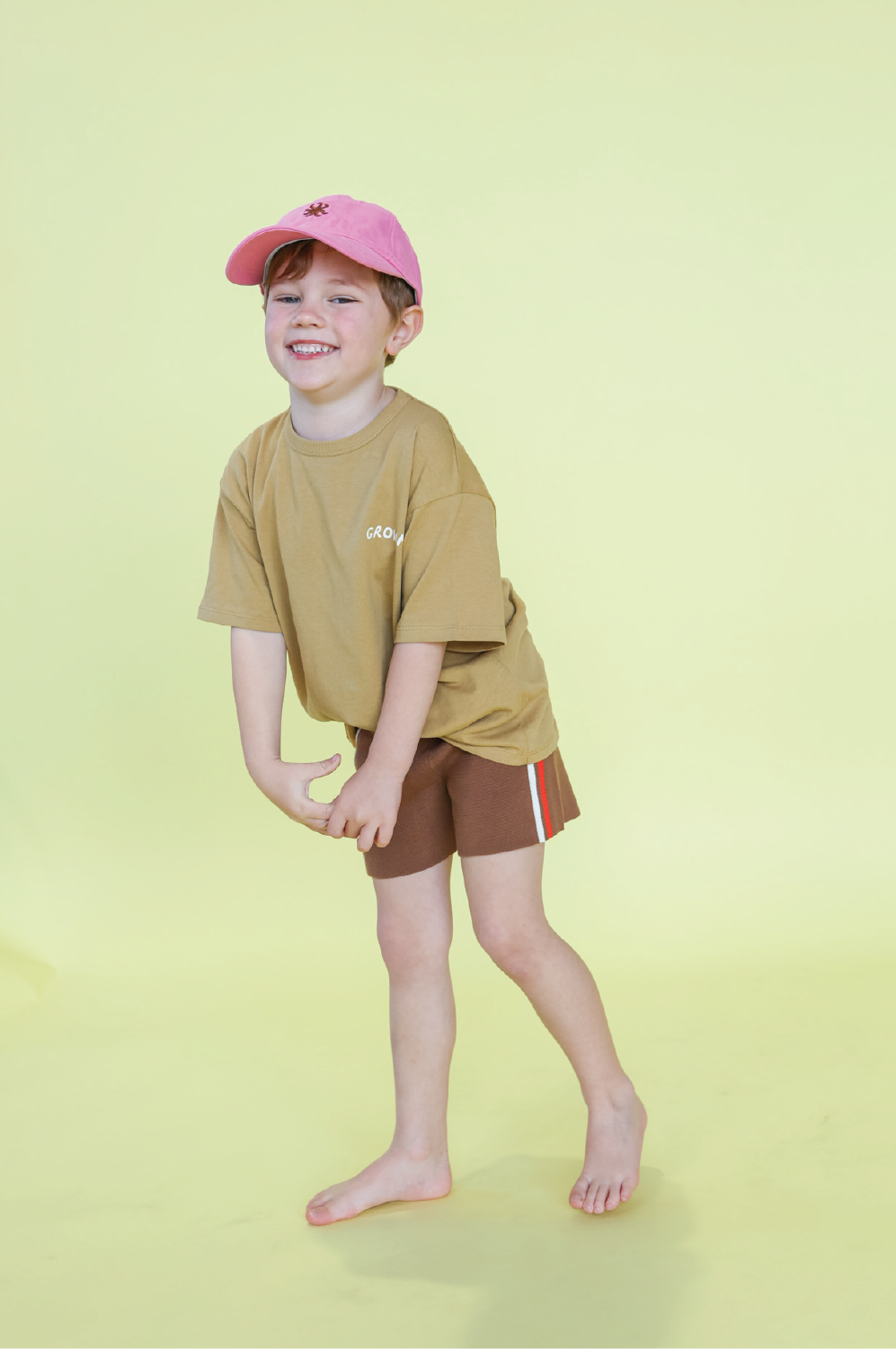 Grown - Organic Milano Knit Shorts Brownie