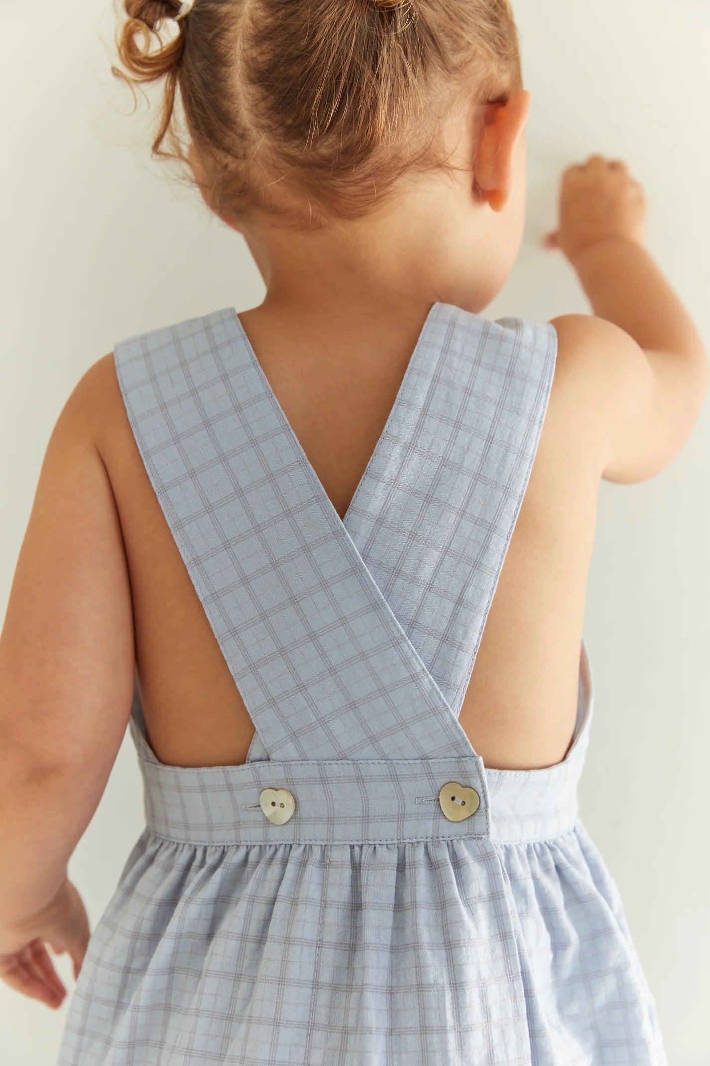 JUNI JNR - Coco Dress Sky Gingham