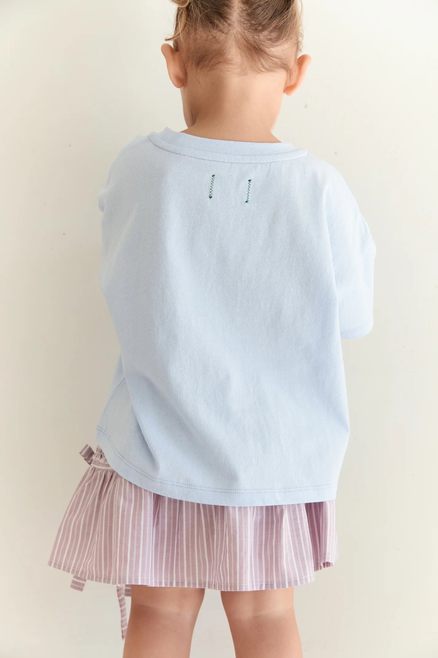 JUNI JNR - Patchwork Tee Sky