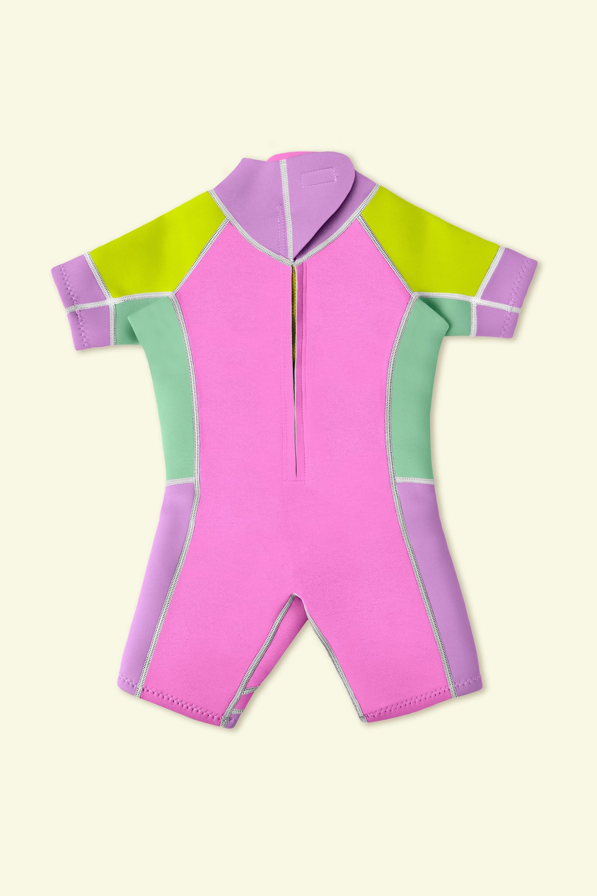 Days in the Sand Short Sleeve Springsuit Violet Tide back
