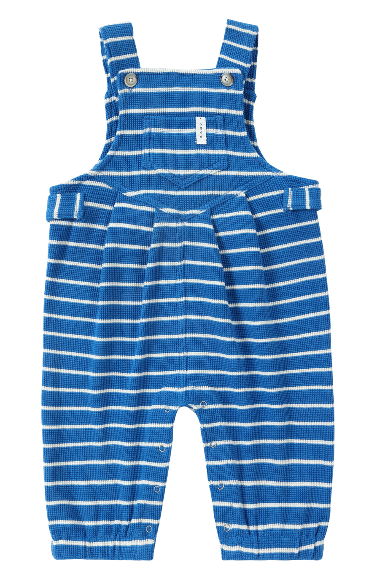 Waffle Overalls Electric Blue