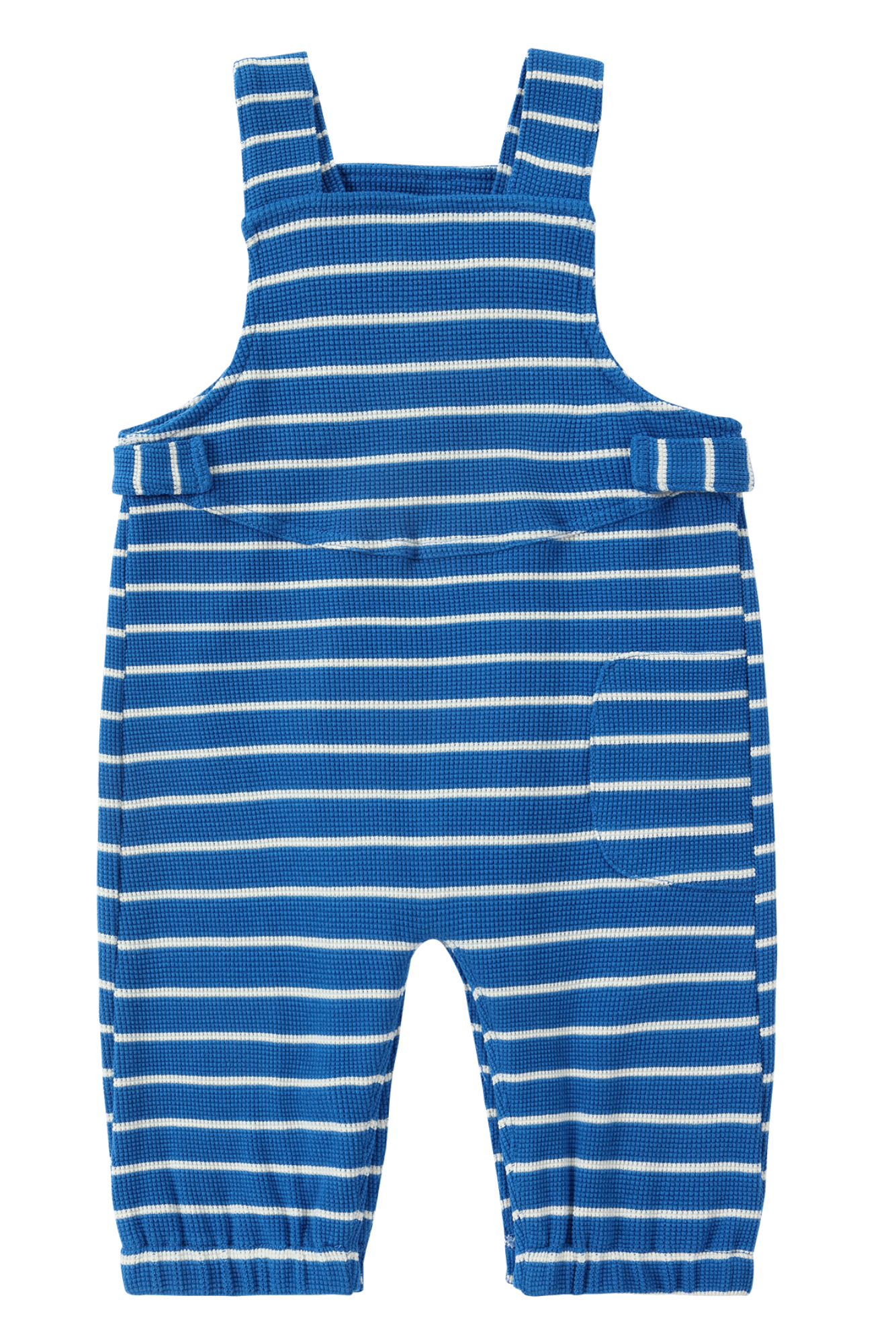 Waffle Overalls Electric Blue