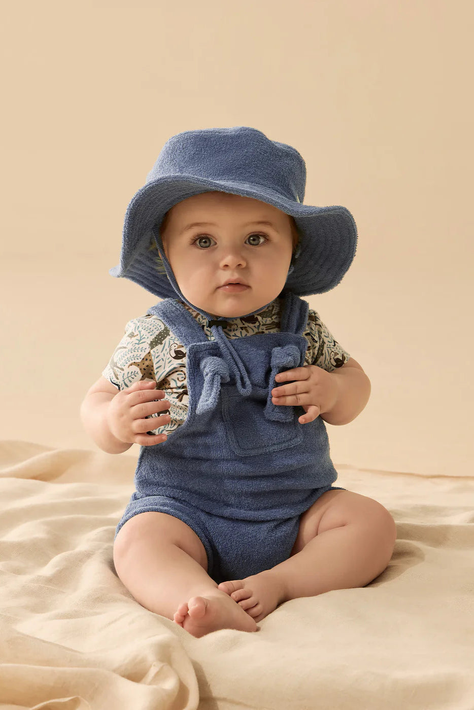 Wilson & Frenchy - Deep Blue Organic Terry Sun Hat